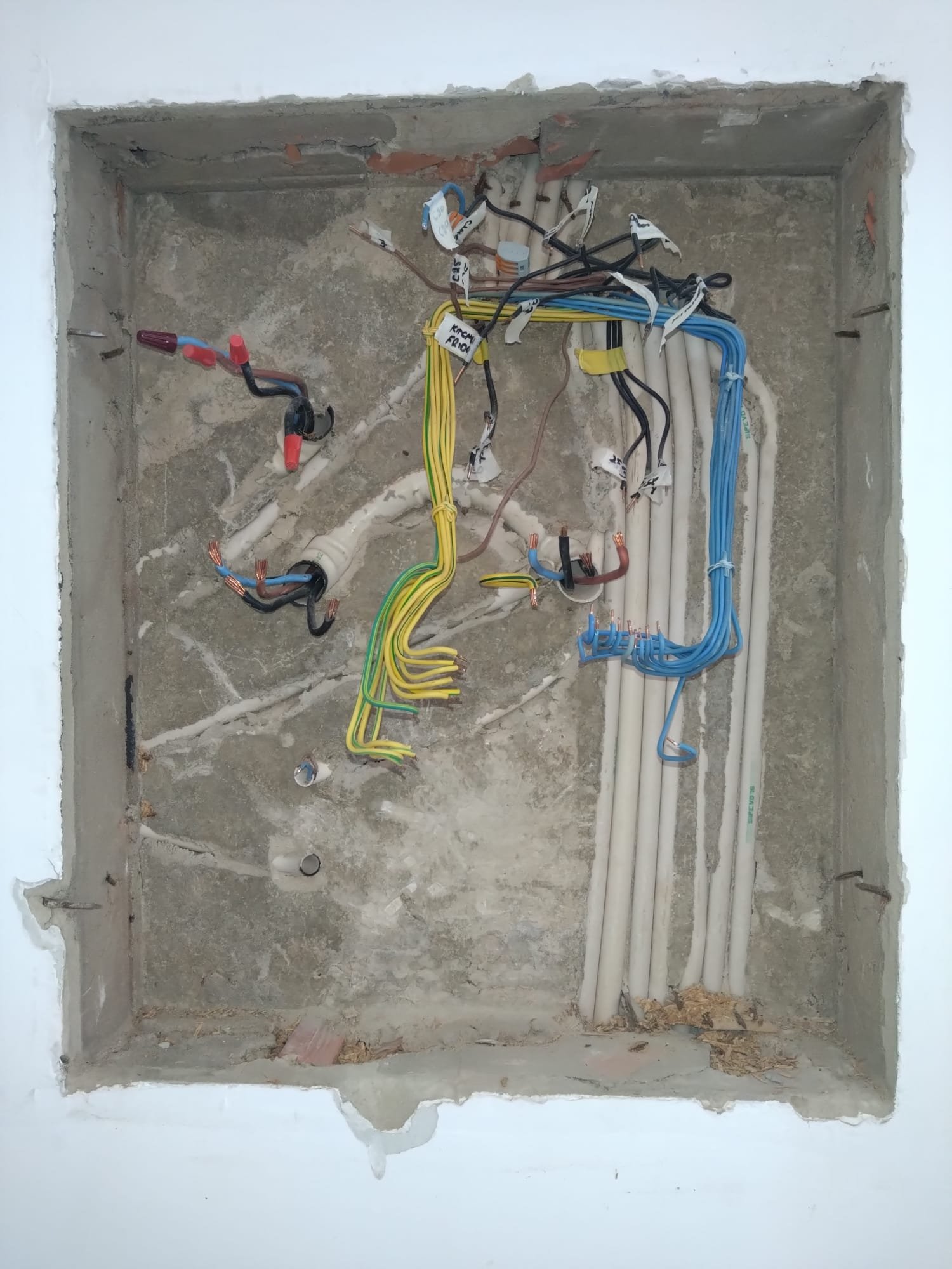 New circuit breakers installed in a consumer unit